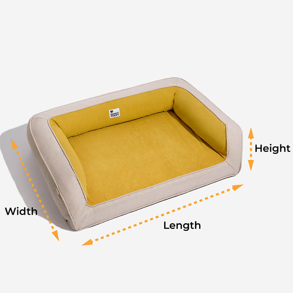 Canapé-lit orthopédique confortable pour chien, support complet, Ultimate Lounger