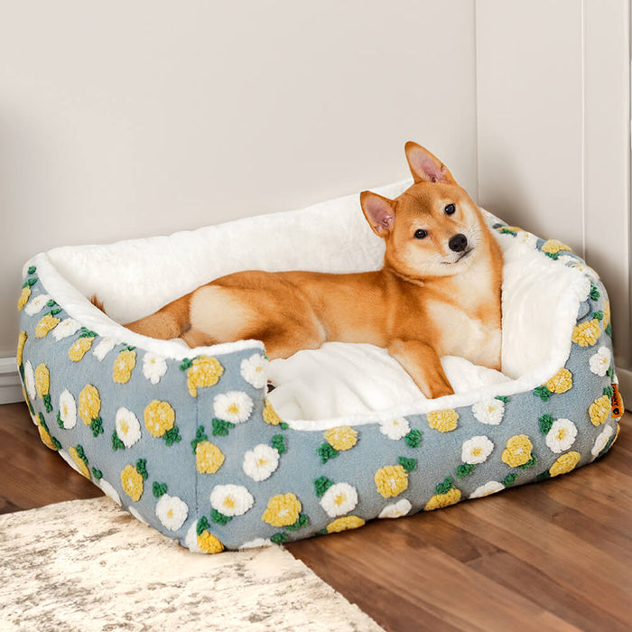 Ultra Cozy Handmade Woolen Tufting Dog & Cat Bed - FunnyFuzzy