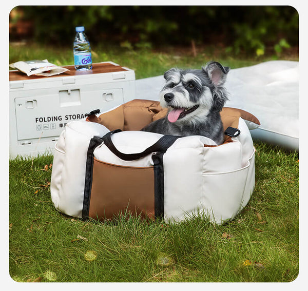 Waterproof Classic Color Matching Soft Car Seat Bed