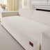 Furry Striped Sofa Protection Non-Slip Couch Cover - Solid