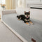 Furry Striped Sofa Protection Non-Slip Couch Cover - Solid