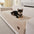Furry Striped Sofa Protection Non-Slip Couch Cover - Solid