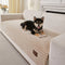 Furry Striped Sofa Protection Non-Slip Couch Cover - Solid
