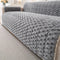 Fuzzy Bubble Plush One-Piece Pet-Friendly Sofa Protection Non-Slip Couch Cover