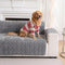 Fuzzy Bubble Plush One-Piece Pet-Friendly Sofa Protection Non-Slip Couch Cover