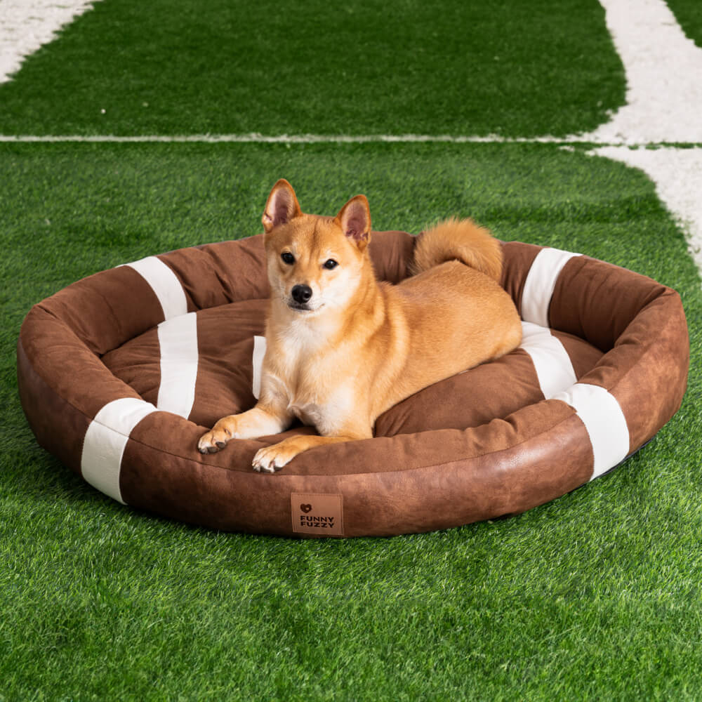 Bereit für den Spieltag – Orthopädisches Fußball-Hundebett