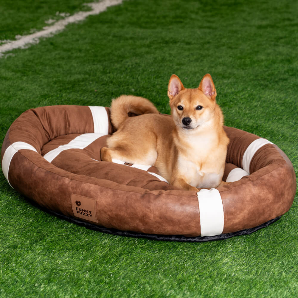Bereit für den Spieltag – Orthopädisches Fußball-Hundebett