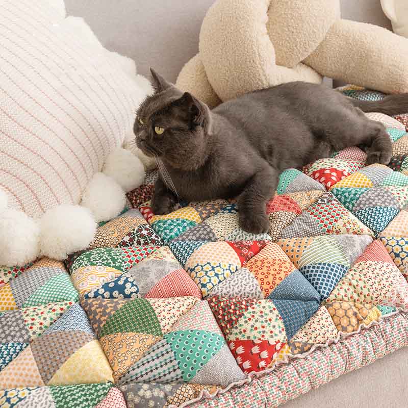 Capa de sofá protetora de móveis para animais de estimação xadrez aconchegante