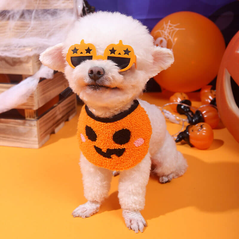 Halloween Decoration Fashion Pumpkin Dog Goggles