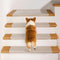 Soft Plush Indoor Stair Protectors Pet Friendly Tape Free Carpet Stair Treads