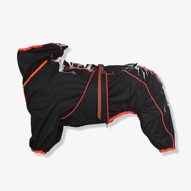 Large Dog Outdoor Jacket Waterproof Adjustable Dog Rain Coat
