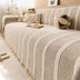 Large Herringbone Chenille Thickened Scratch-Resistant Sofa Protection Couch Cover
