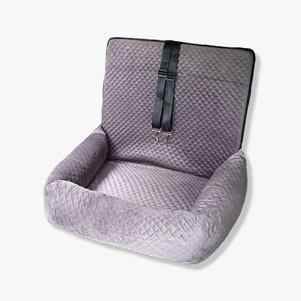 Large Soft Velvet Pet Travelling Bed Dog Car Seat Luxury Dog Gifts