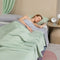 Lightweight Double-Sided Solid Color Cooling Ice Silk Cold Effect Blanket