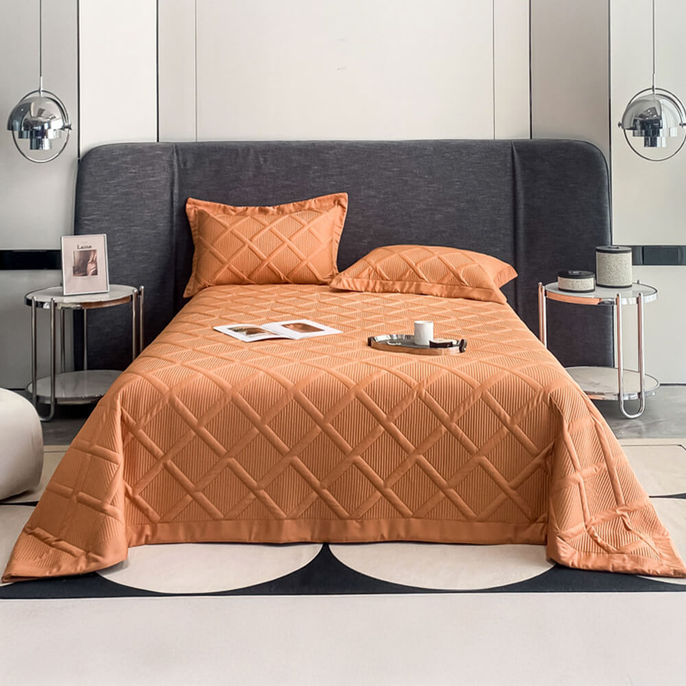 Eco-friendly Minimalist Multifunctional Quilted Bedspread Set