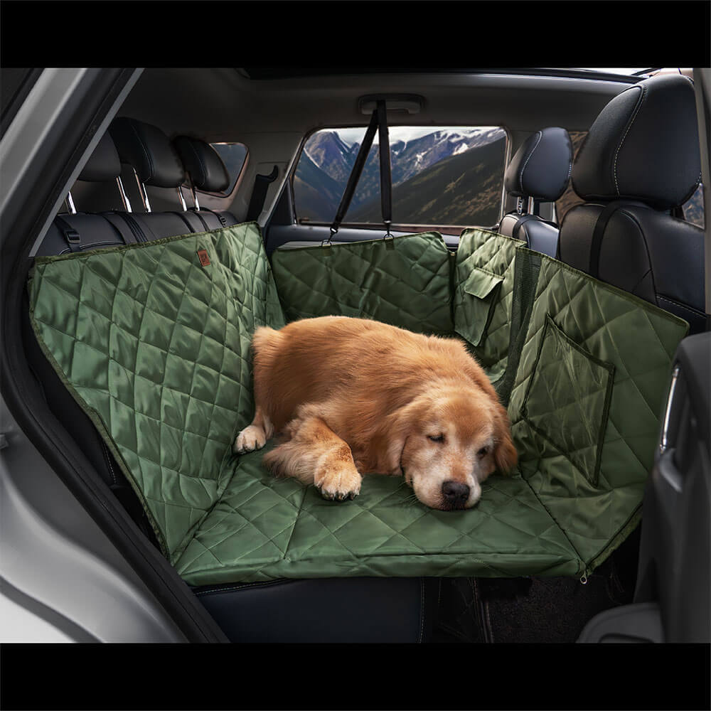 Extension de siège arrière pour chien extra-large à couverture complète pour chambre à coucher mobile - Idéal pour les voyages et le camping
