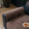 Modern Asymmetrical Stripes Soft Plush Non-Slip Couch Cover