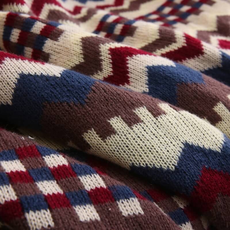 Modern Nordic Knit Blanket Multi-Functional Home Throw