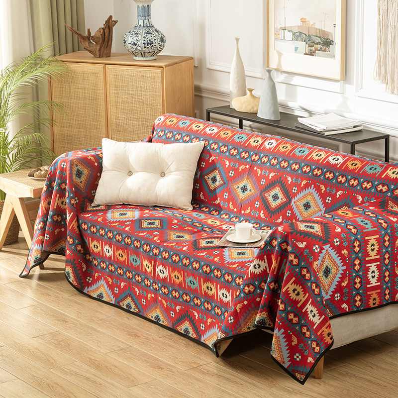 Marokkanischer Jacquard-Multifunktions-Überwurf, Decke, Couchbezug