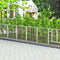 Multifunctional Rust-Proof Metal Pet Fence with Tall Garden Gate