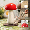 Handcrafted Mushroom-Shaped Natural Sisal Scratching Post for Large Cats