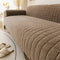 One-Piece Soft Pet-Friendly Short Plush Sofa Protection Non-Slip Couch Cover