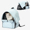 Outdoor Travel Expandable Breathable Cat Carrier Backpack with Sunshade