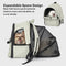 Outdoor Travel Expandable Breathable Cat Carrier Backpack with Sunshade