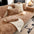 Paw Print Cute Plush Thick Sofa Decoration Non-slip Couch Cover