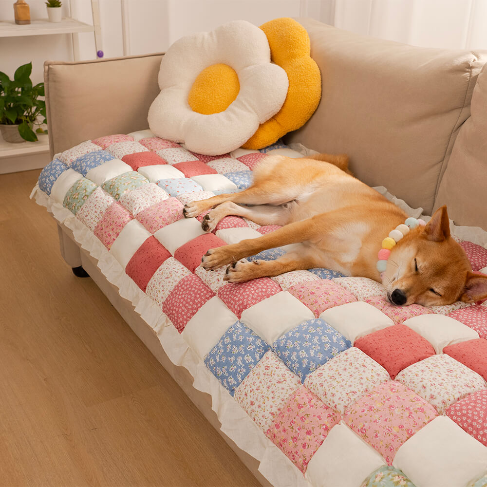 Dog Sofa Covers Plaid Pet Sofa Protector Non-Slip Dog Couch