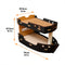 Pirate Ship Sisal Scratch-resistant Double-Layer Cat Bed Cat Scratching Board