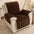 Plush Pet-Friendly Non-Slip One-Piece Couch Cover Recliner Couch Cover - Strips