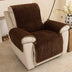 Plush Pet-Friendly Non-Slip One-Piece Couch Cover Recliner Couch Cover - Strips