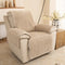 Plush Pet-Friendly Non-Slip One-Piece Couch Cover Recliner Couch Cover - Strips