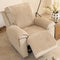 Plush Pet-Friendly Non-Slip One-Piece Couch Cover Recliner Couch Cover - Strips