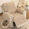 Plush Pet-Friendly Non-Slip One-Piece Couch Cover Recliner Couch Cover - Strips