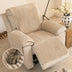 Plush Pet-Friendly Non-Slip One-Piece Couch Cover Recliner Couch Cover - Strips