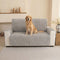 Plush Pet-Friendly Non-Slip One-Piece Couch Cover Recliner Couch Cover - Strips