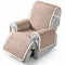 Plush Scratch-Resistant Recliner Chair Cover with Elastic Straps