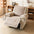 Plush Scratch-Resistant Recliner Chair Cover with Elastic Straps