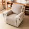 Plush Scratch-Resistant Recliner Chair Cover with Elastic Straps