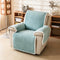 Plush Scratch-Resistant Recliner Chair Cover with Elastic Straps