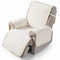 Plush Scratch-Resistant Recliner Chair Cover with Elastic Straps