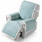 Plush Scratch-Resistant Recliner Chair Cover with Elastic Straps
