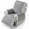 Plush Scratch-Resistant Recliner Chair Cover with Elastic Straps