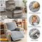 Plush Scratch-Resistant Recliner Chair Cover with Elastic Straps