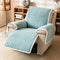Plush Scratch-Resistant Recliner Chair Cover with Elastic Straps