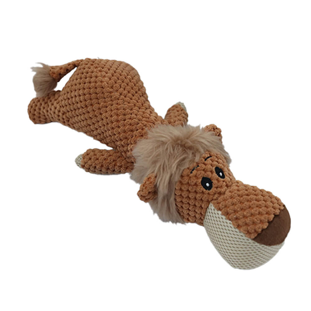 Plush Squeaky Interactive Teething Dog Chew Toy