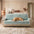 One-Piece Plush Scratch-Resistant Couch Covers with Elastic Straps