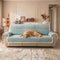 One-Piece Plush Scratch-Resistant Couch Covers with Elastic Straps